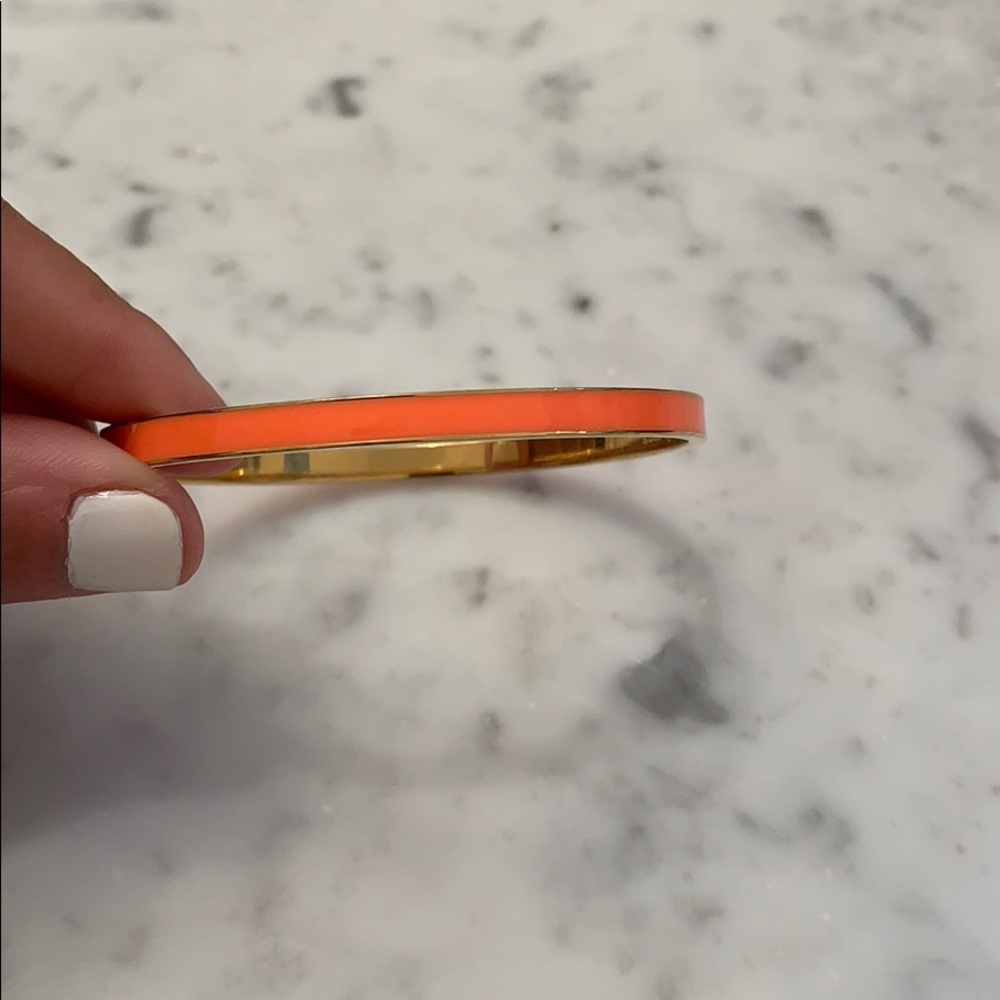 Kate Spade Gold and Coral Bangle